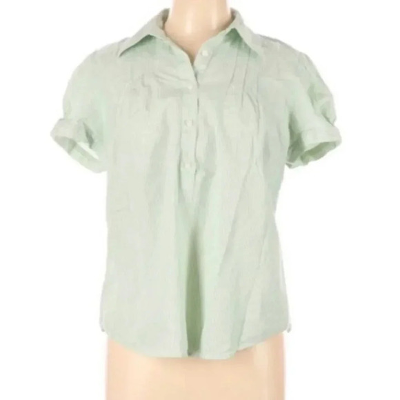 Ann Taylor Loft Every Day 3/4 Button Down Size 8 - Picture 1 of 4